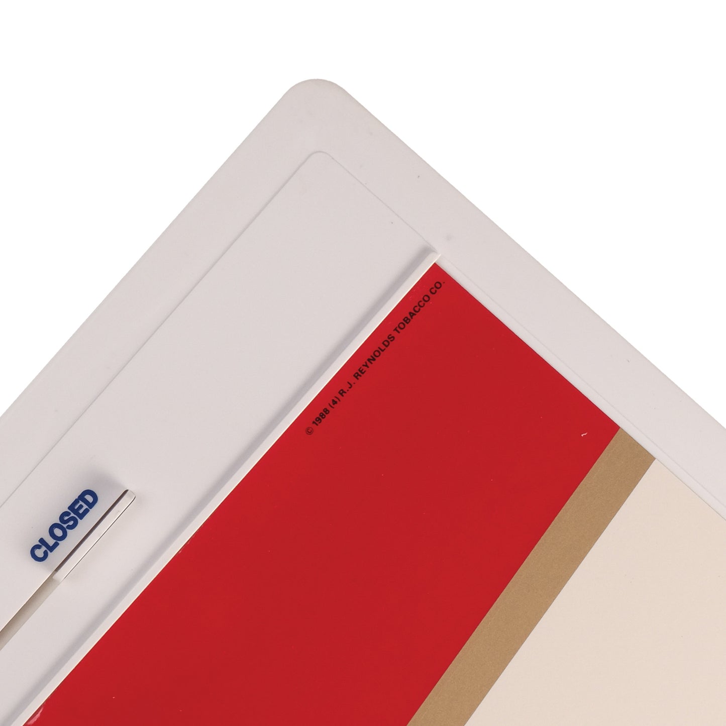 1988 NOS Winston Cigarette Open Closed Store Sign