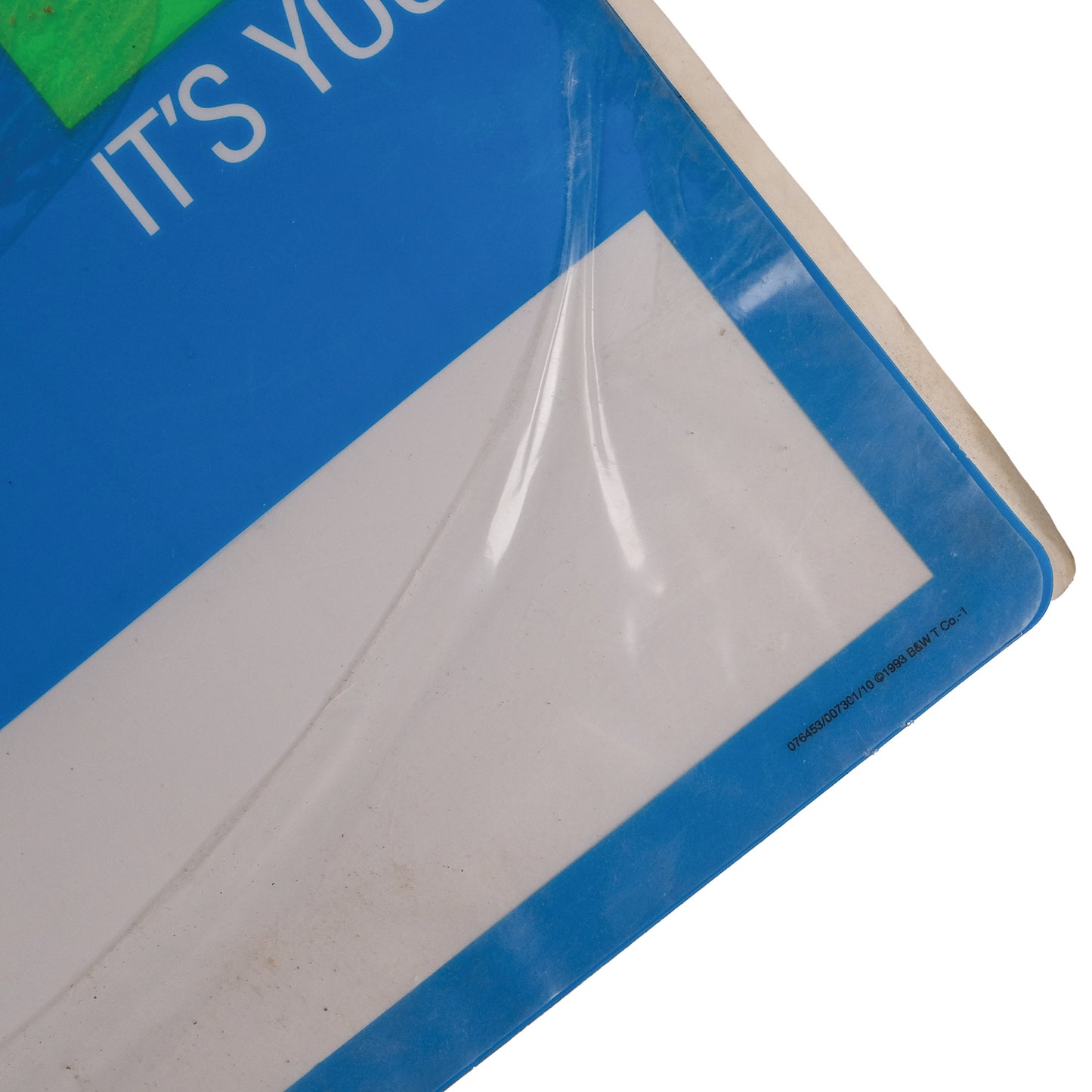 1993 NOS Kool Cigarettes "It's You" Plastic Sign