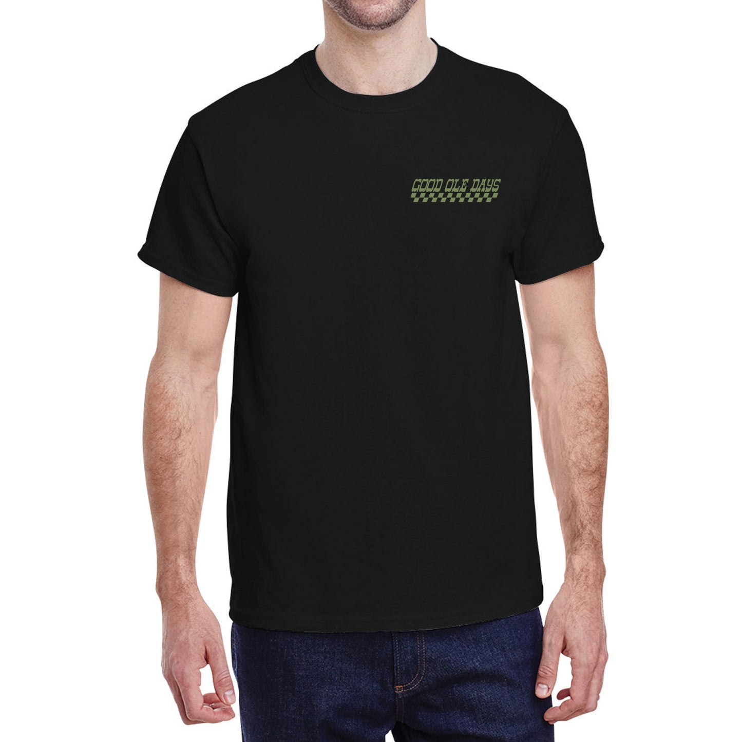 Good Ole Days Checkered Classic - Moss Green