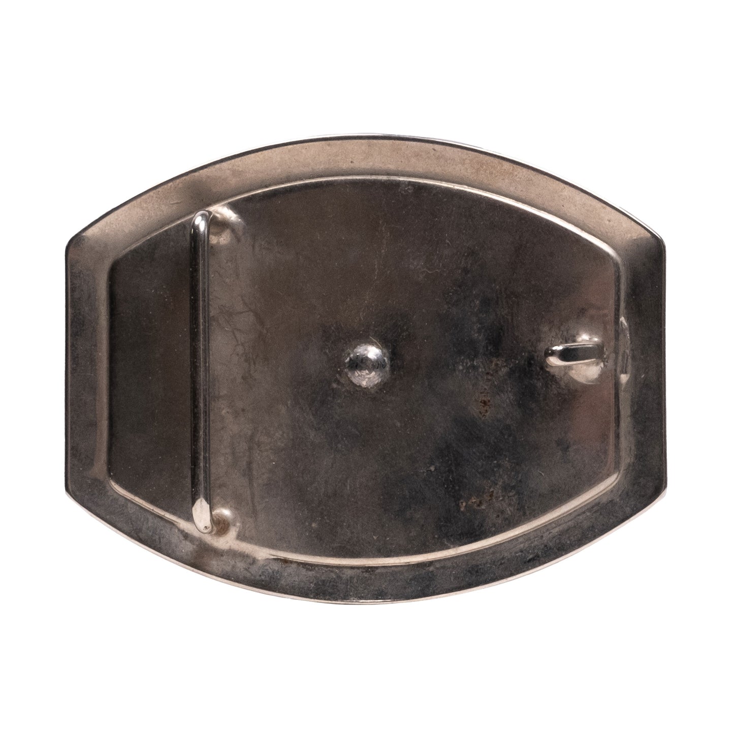 Faux Pearl Cowboy Belt Buckle