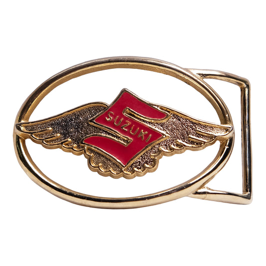 1970s Suzuki Wings Belt Buckle