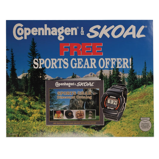 1991 Copenhagen & Skoal Sports Gear Poster