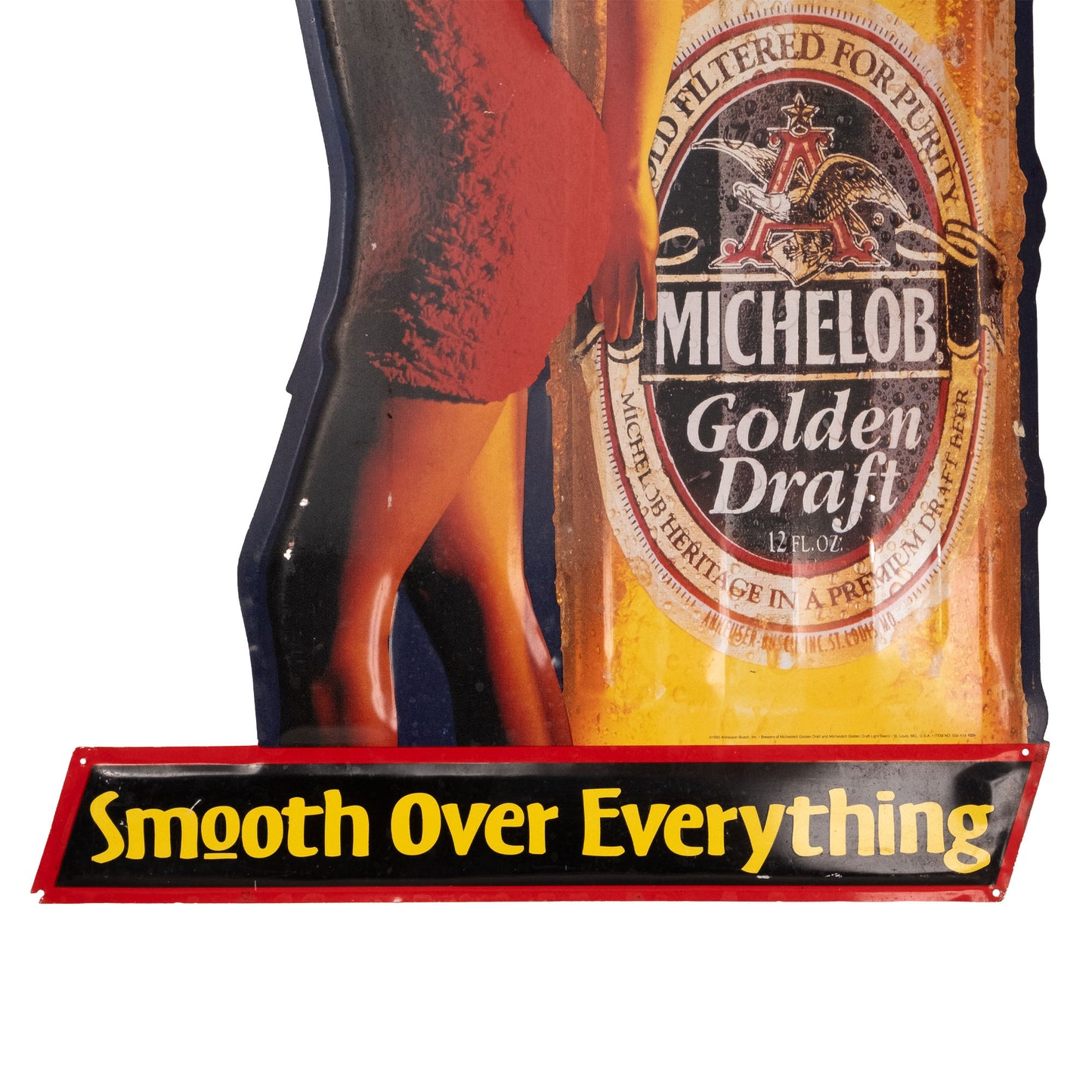 1993 Michelob Tin Bar Sign