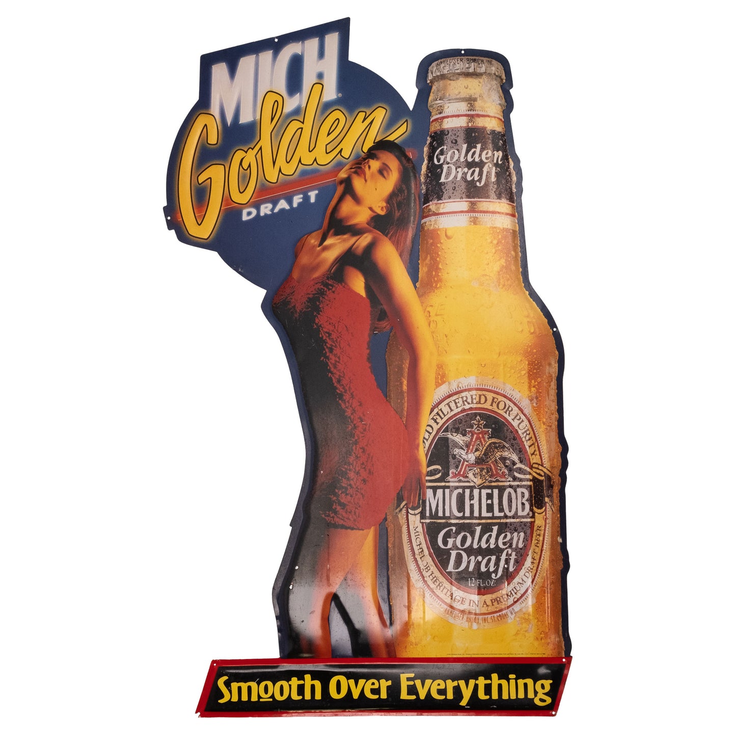 1993 Michelob Tin Bar Sign