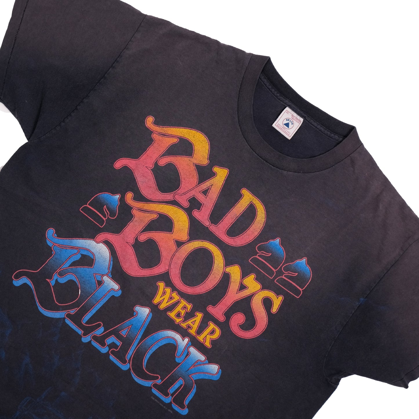 1990s Bad Boys Wear Black Iowa 80 Truck Stop Shirt