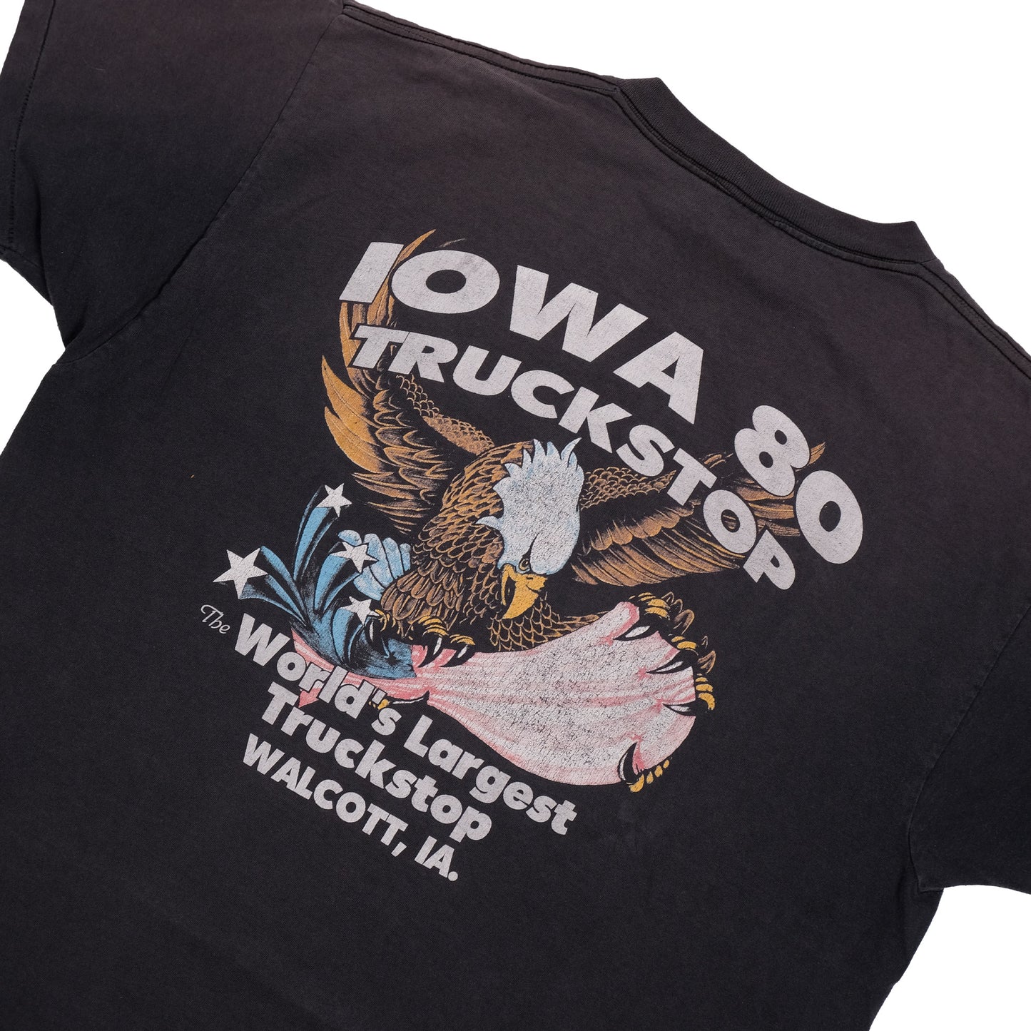 1990s Bad Boys Wear Black Iowa 80 Truck Stop Shirt