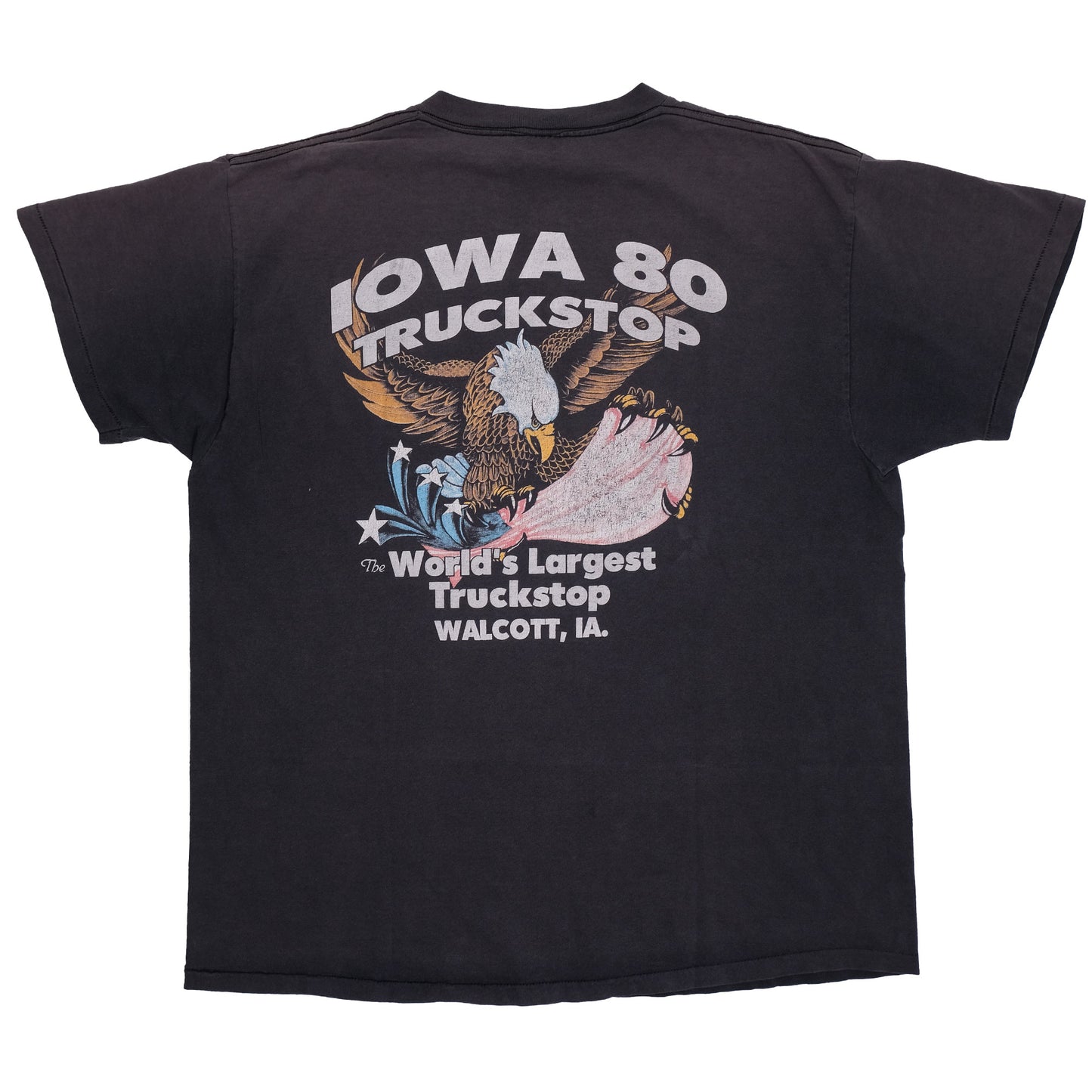 1990s Bad Boys Wear Black Iowa 80 Truck Stop Shirt