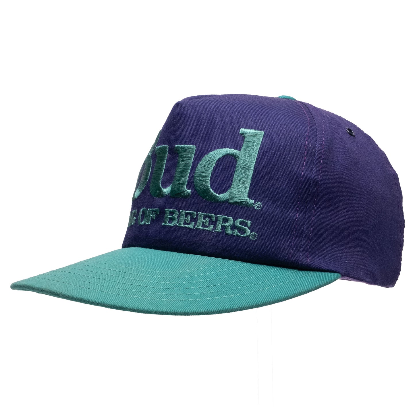 Budweiser "King of Beers" Snapback - Purple/Teal