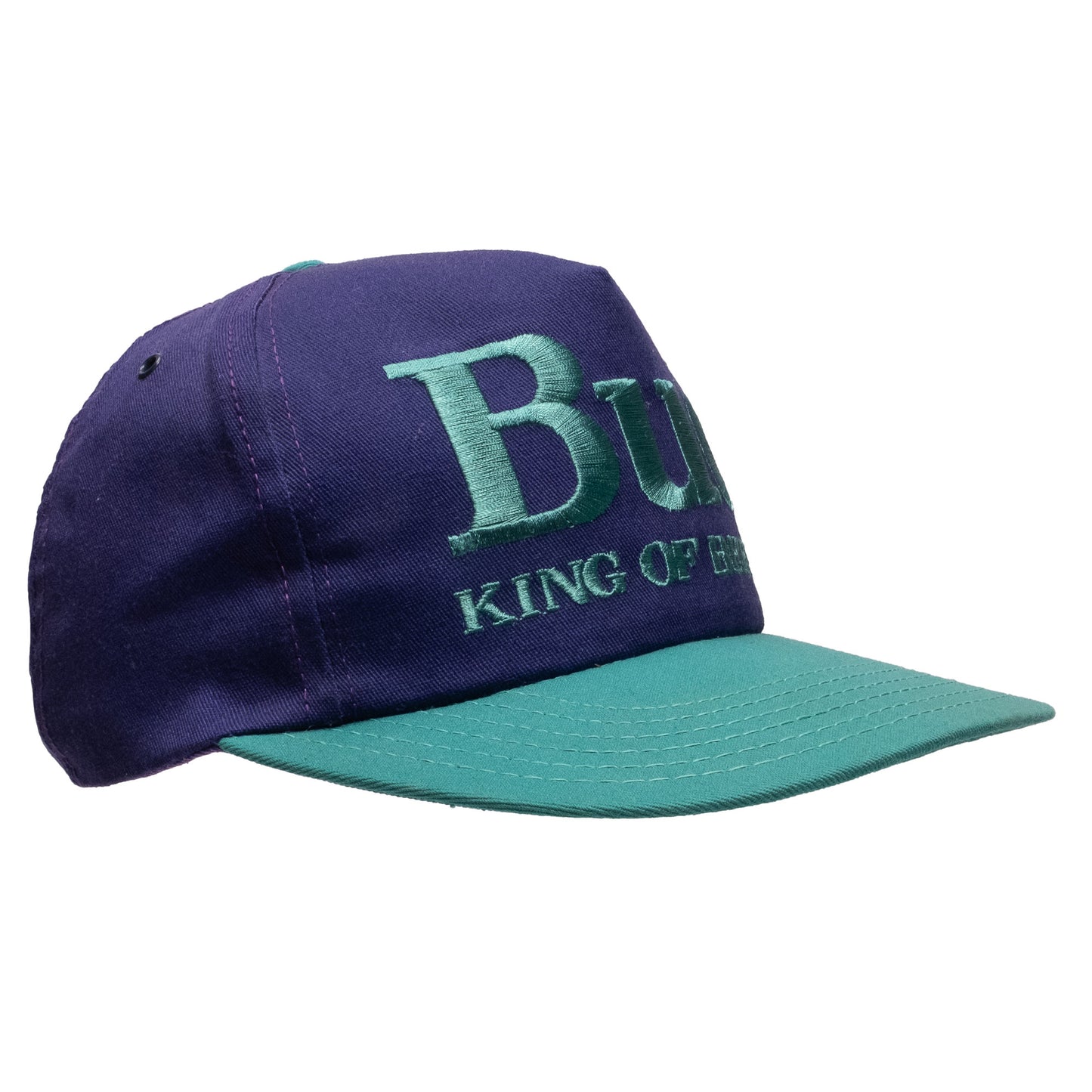 Budweiser "King of Beers" Snapback - Purple/Teal