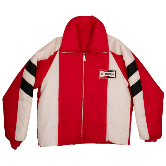 Reversible Champion Spark Plug Puffer Jacket
