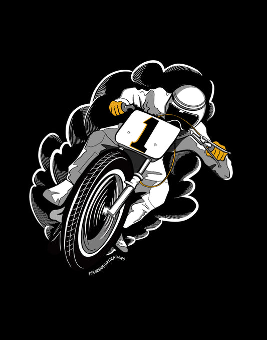 Flat Trackin 11x14 Print