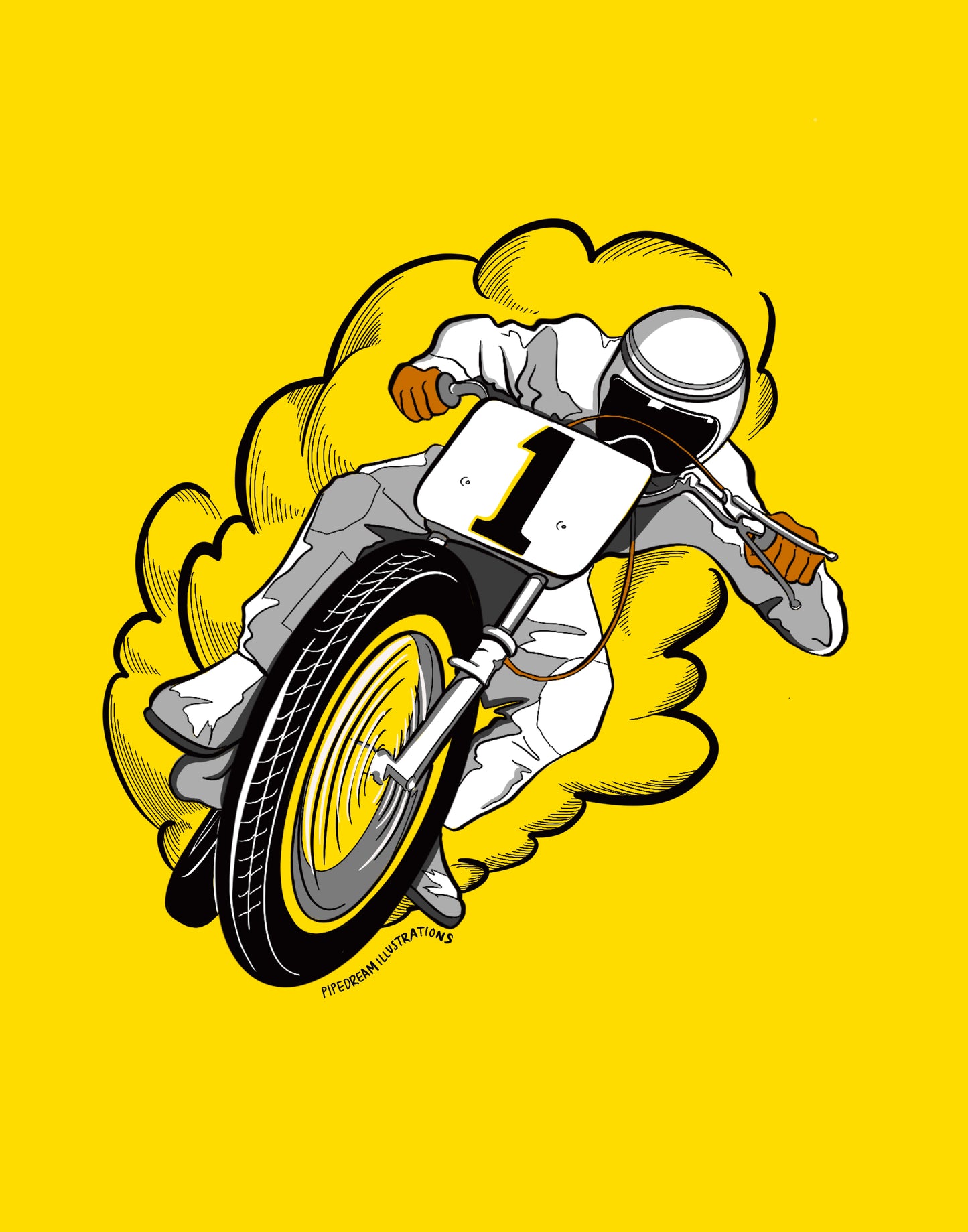 Flat Trackin 11x14 Print