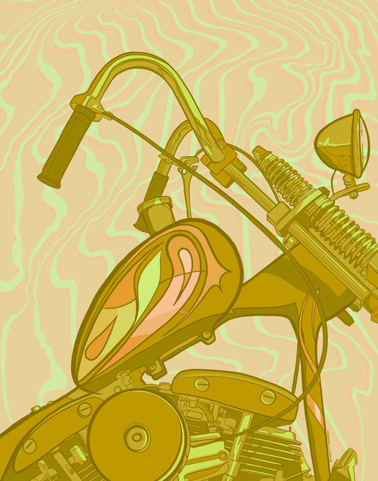 Stay Trippy Chopper 11x14 Print